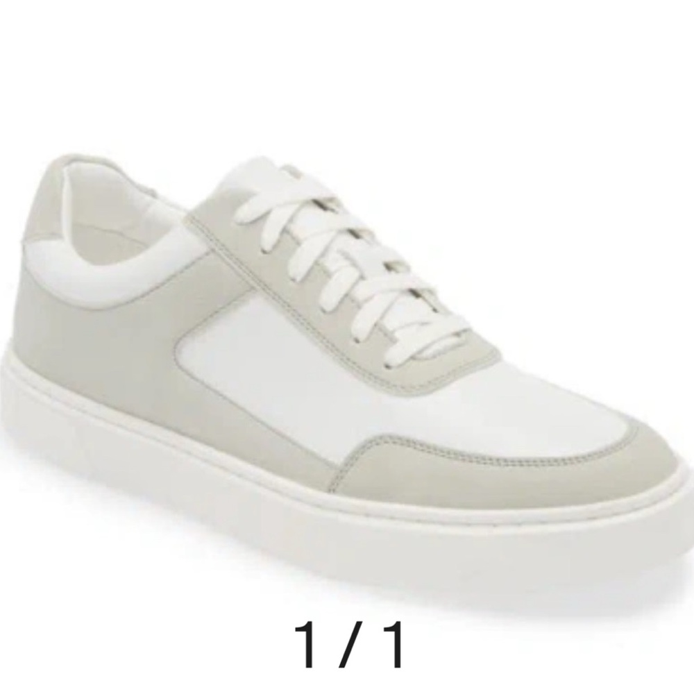 ABOUND MENS LEATHER SNEAKER SZ 10